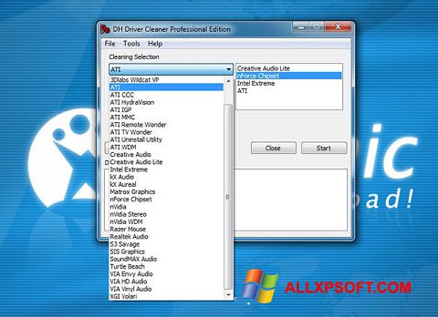 Captură de ecran Driver Cleaner pentru Windows XP