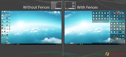 Captură de ecran Fences pentru Windows XP