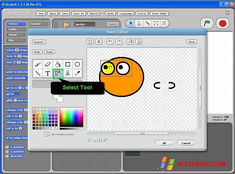 Captură de ecran Scratch pentru Windows XP