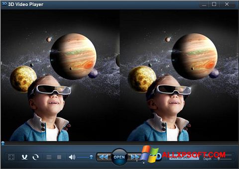 Captură de ecran 3D Video Player pentru Windows XP