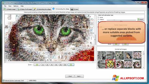 Captură de ecran Photo Collage Maker pentru Windows XP