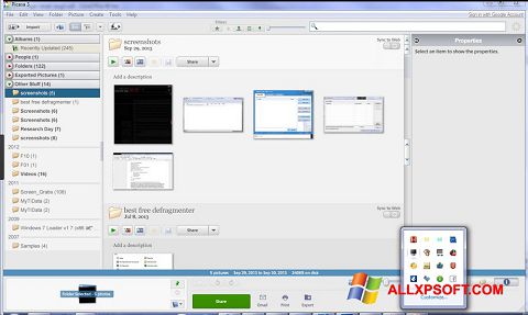 Captură de ecran Picasa pentru Windows XP