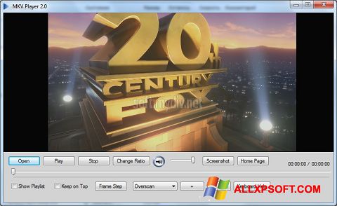 Captură de ecran MKV Player pentru Windows XP