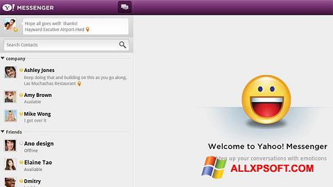Captură de ecran Yahoo! Messenger pentru Windows XP