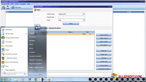 Captură de ecran MyHotspot pentru Windows XP