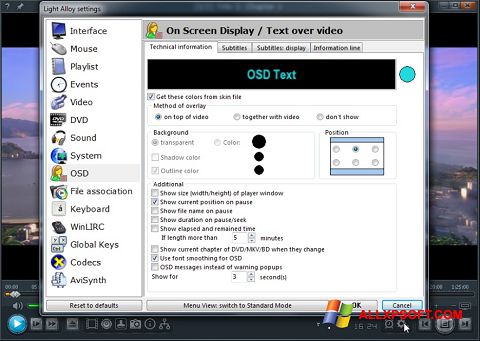 Captură de ecran Light Alloy pentru Windows XP
