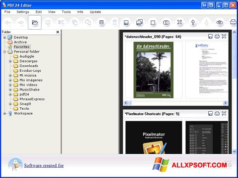 Captură de ecran PDF24 Creator pentru Windows XP