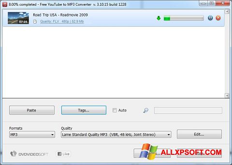 Captură de ecran Free YouTube to MP3 Converter pentru Windows XP