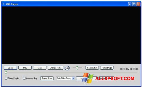 Captură de ecran AMR Player pentru Windows XP