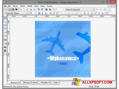 Captură de ecran Nero Cover Designer pentru Windows XP
