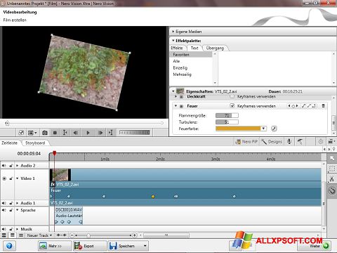 Captură de ecran Nero Vision pentru Windows XP