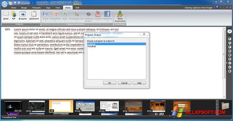 Captură de ecran Snagit pentru Windows XP