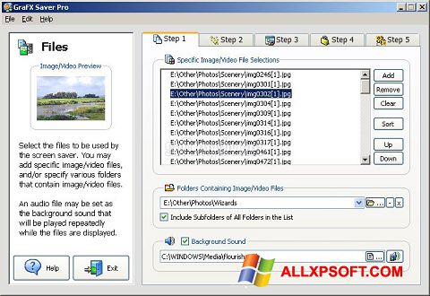 Captură de ecran VideoSaver pentru Windows XP