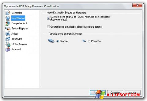 Captură de ecran USB Safely Remove pentru Windows XP