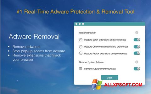 Captură de ecran Adware Removal Tool pentru Windows XP