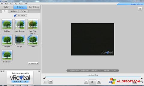 Captură de ecran vReveal pentru Windows XP