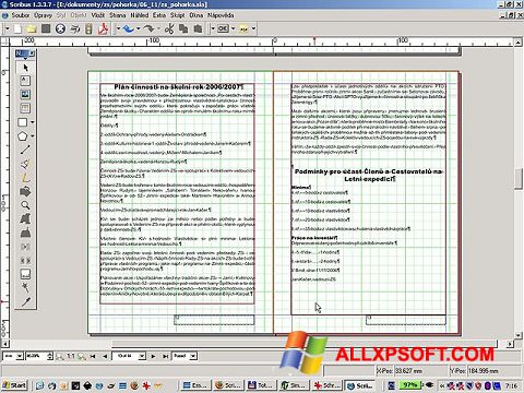Captură de ecran Scribus pentru Windows XP