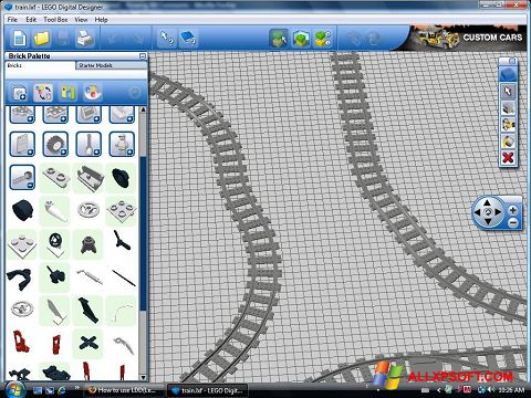 Captură de ecran LEGO Digital Designer pentru Windows XP