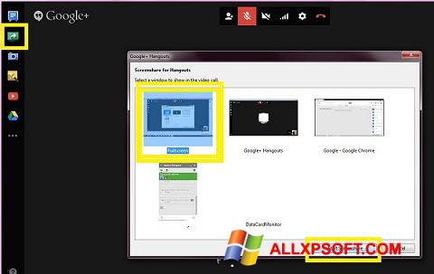 Captură de ecran Hangouts pentru Windows XP