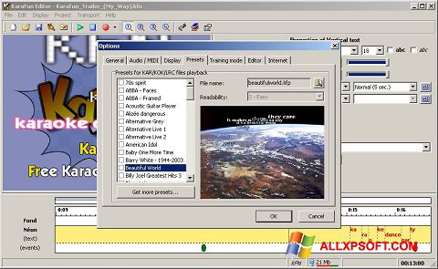 Captură de ecran KaraFun pentru Windows XP