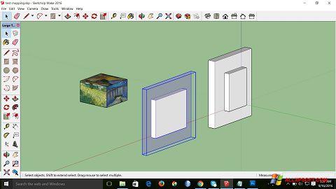 Captură de ecran SketchUp Make pentru Windows XP