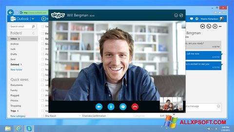 Captură de ecran Skype pentru Windows XP