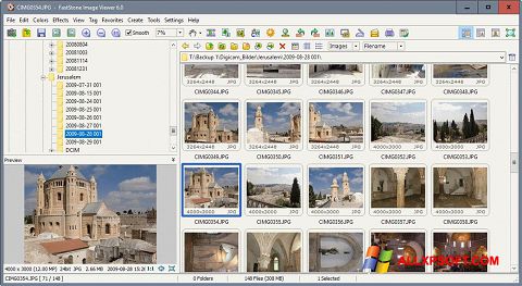 Captură de ecran FastStone Image Viewer pentru Windows XP