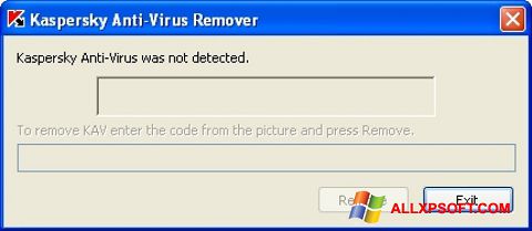 Captură de ecran KAVremover pentru Windows XP