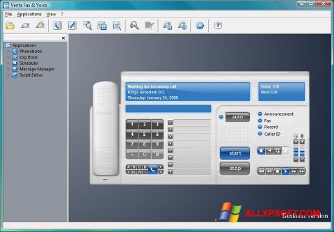 Captură de ecran VentaFax pentru Windows XP
