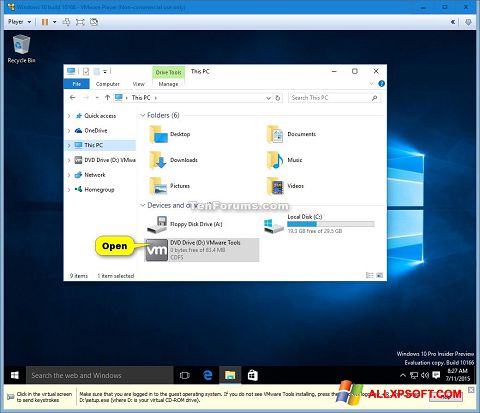 Captură de ecran Virtual CD pentru Windows XP