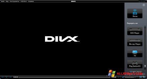 Captură de ecran DivX Player pentru Windows XP